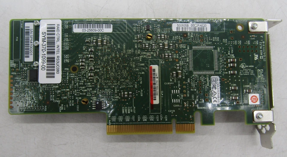 Controlador de módulo RAID LSI Intel RS3UC080 12Gb/s PCIe x8 Gen3 Foto 3 de 4