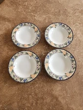 Mikasa Intaglio "GARDEN HARVEST" Large Rim Soup Bowls Set Of 4