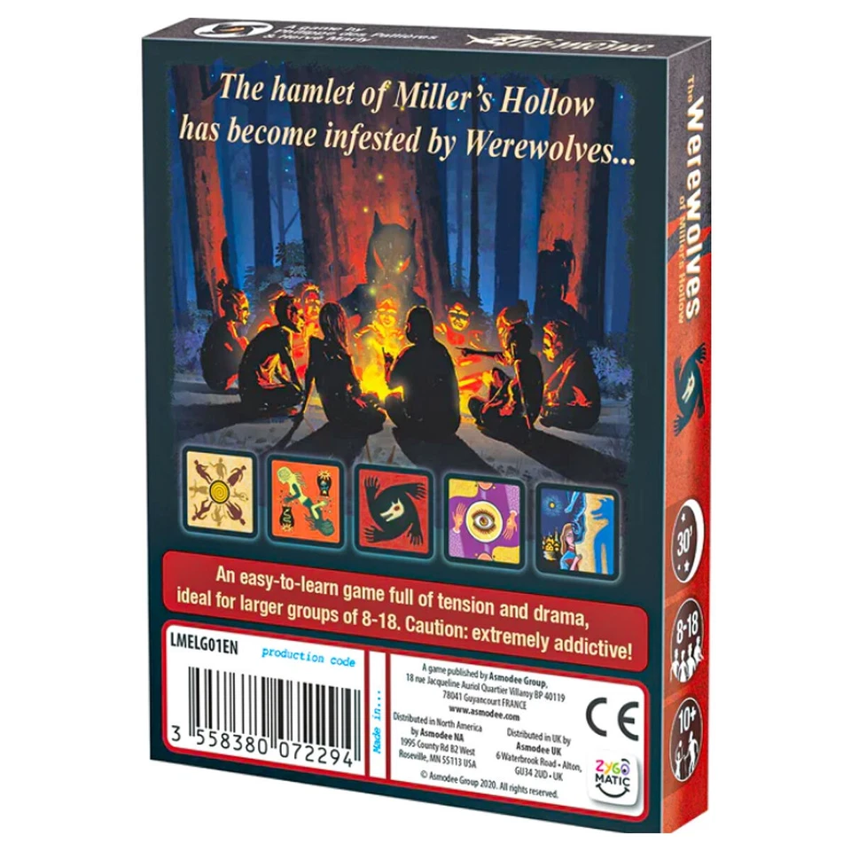 The Werewolves of Millers Hollow Card Game for 8-18 Players 2020 Edition - Image 3 of 3