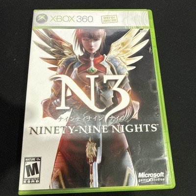 N3 Ninety-Nine Nights Xbox 360 Complete with Box and Manual Tested Working CIB