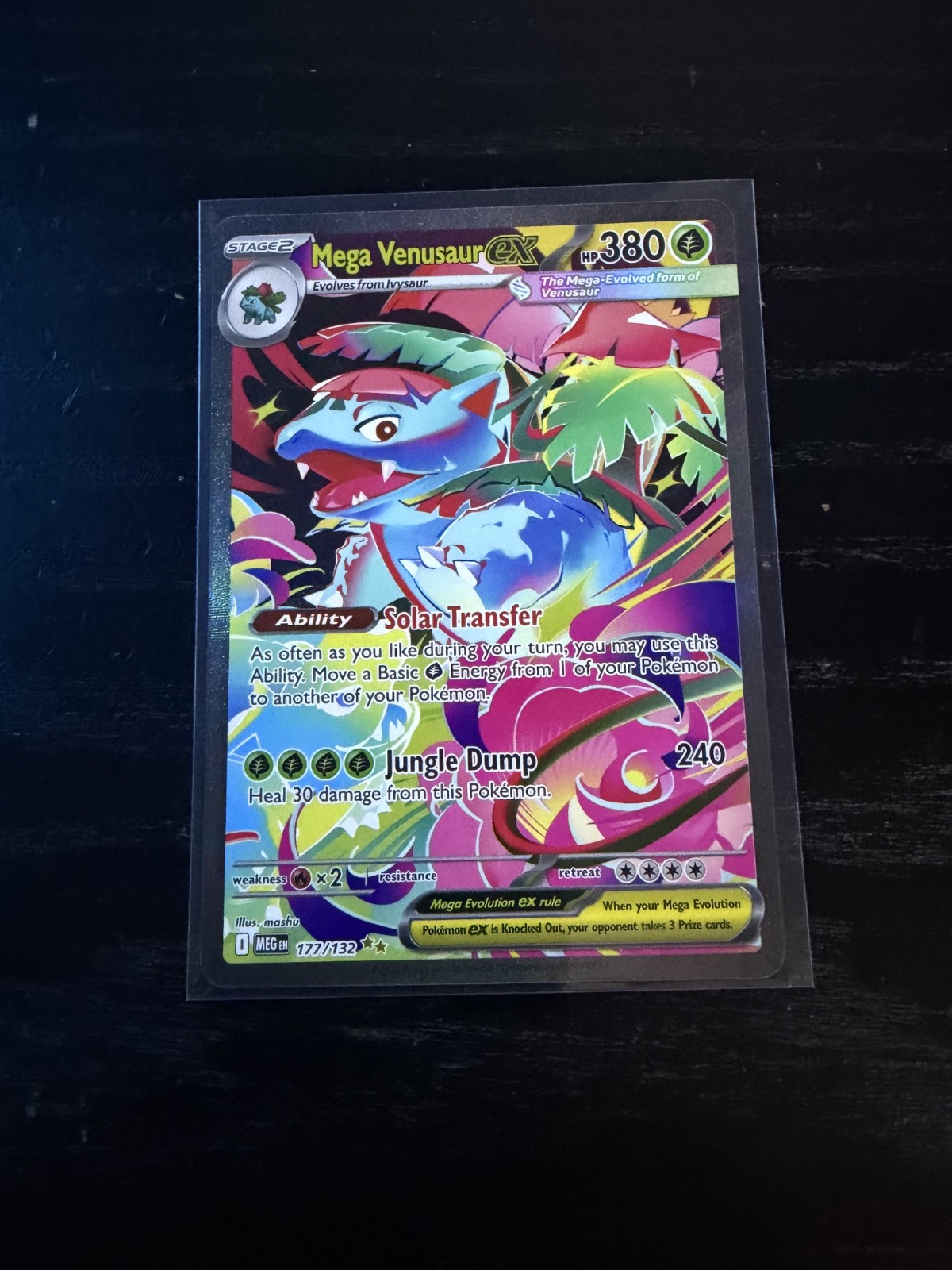 Mega Venusaur ex 177/132 Me01: Mega Evolution Holo