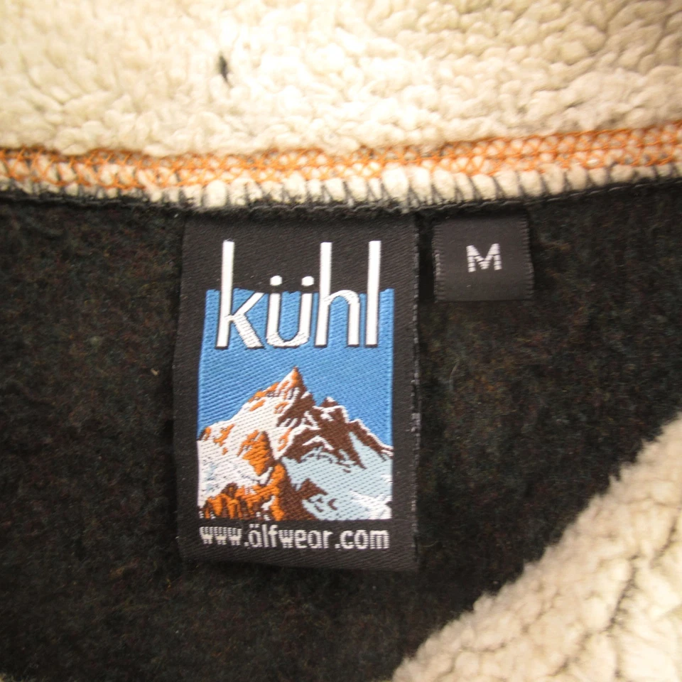 Suéter Kuhl Para Hombre Mediano Manga Larga 1/4 Cremallera Exterior Marrón Informal Foto 4 de 4