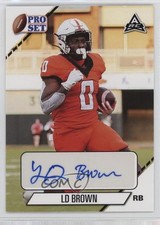 2021 Leaf Pro Set College Auto LD Brown #PS-LB1 Auto bn5