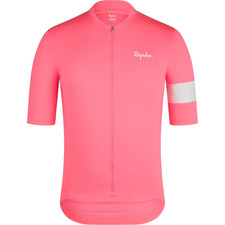 Rapha Kids Core Short Sleeve Cycling Jersey SIZES Hi-Vis Pink Safety Bike