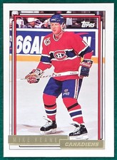 Mike Keane - 1992-93 Topps Gold #478 - Montreal Canadiens Hockey Card