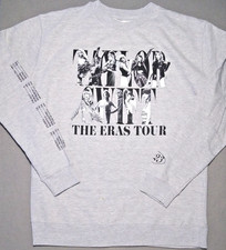 Taylor Swift The Eras Tour XL Sweatshirt Gray Streetwear Graphic Crewneck Unisex