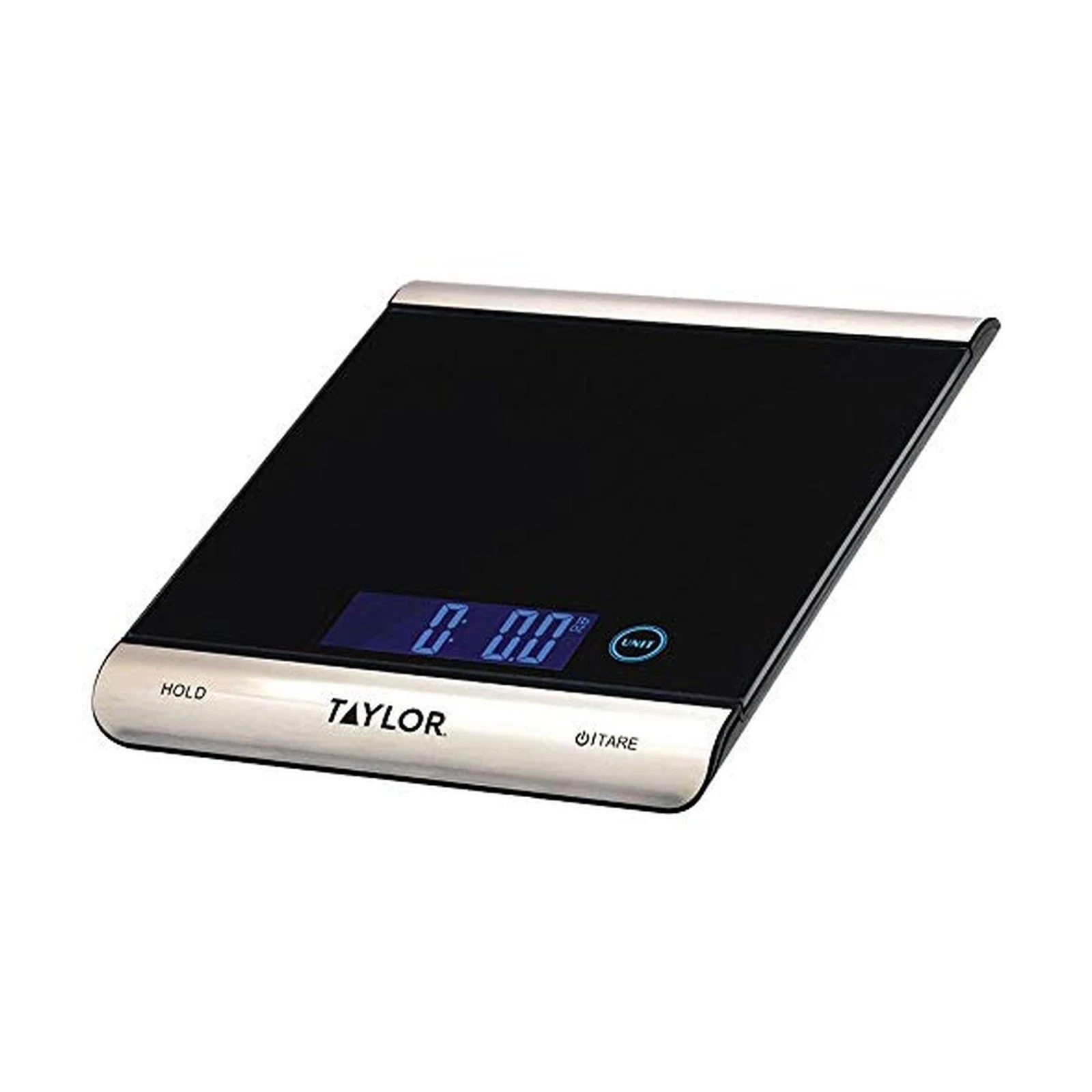 3851 High-Capacity Digital Kitchen Scale, 33 lb, Black