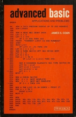 Advanced BASIC: Applications and Pro..., Coan, James S.