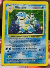 Blastoise 2/130 Base Set 2 Holo Rare Pokemon Card English Light Play VTG WOTC