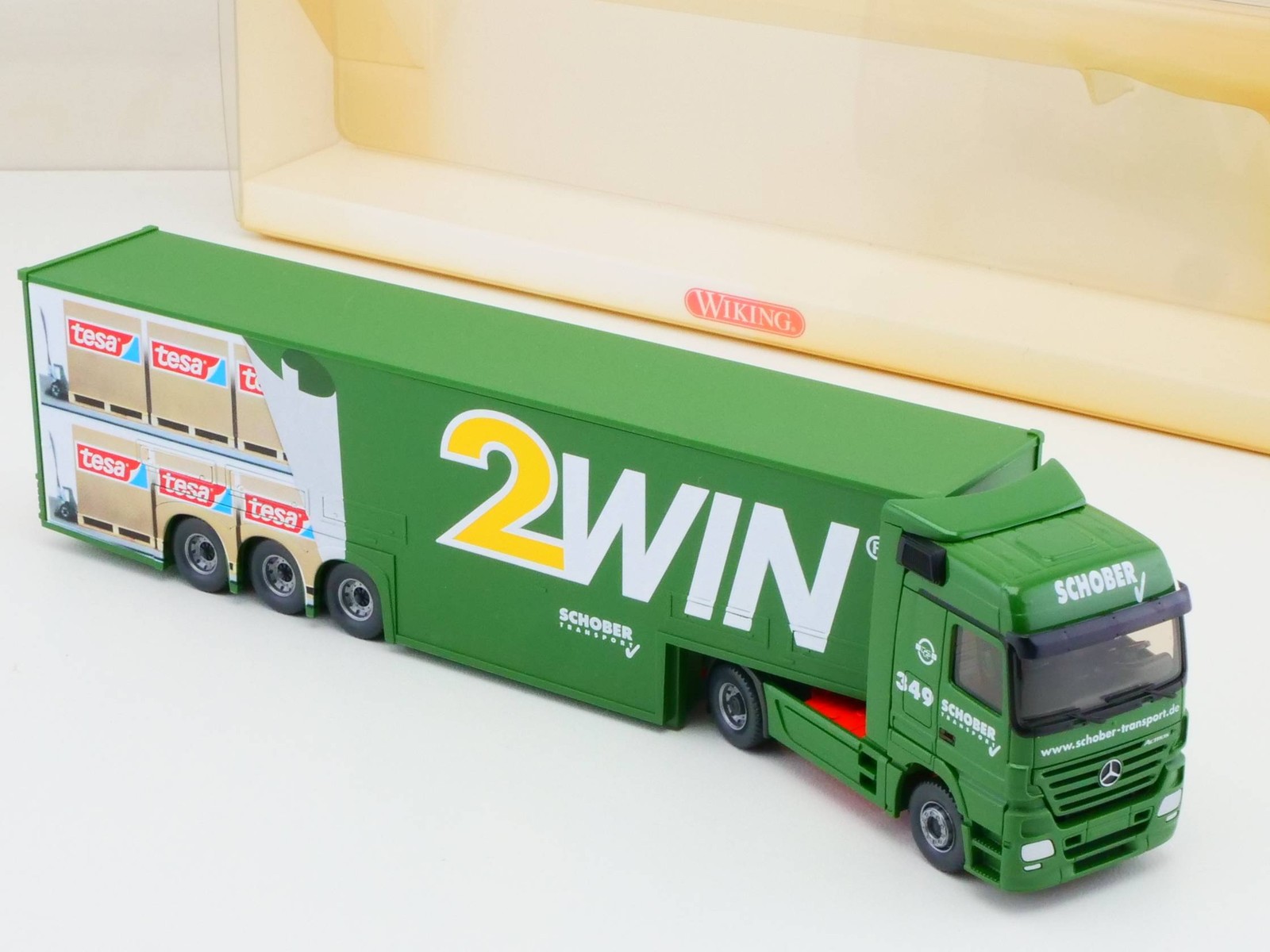 Wiking 5290344 Mercedes MB Actros Tesa 2Win Schober Truck OVP 1706-17-22