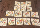 Cevi Italian hand-painted  tiles $22 EACH 15 T, 5@8"X8",10@6.5"X8"CavaDelTirreni — photo 1