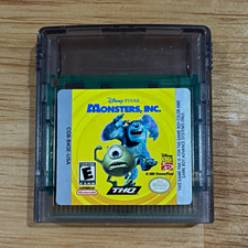 THQ Monsters, Inc. (Nintendo Game Boy Color, 2001) E-Everyone NTSC-U/C Cart Only
