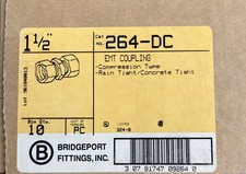 BRIDGEPORT 264-DC 1-1/2" EMT COMPRESSION COUPLING BOX OF 10 