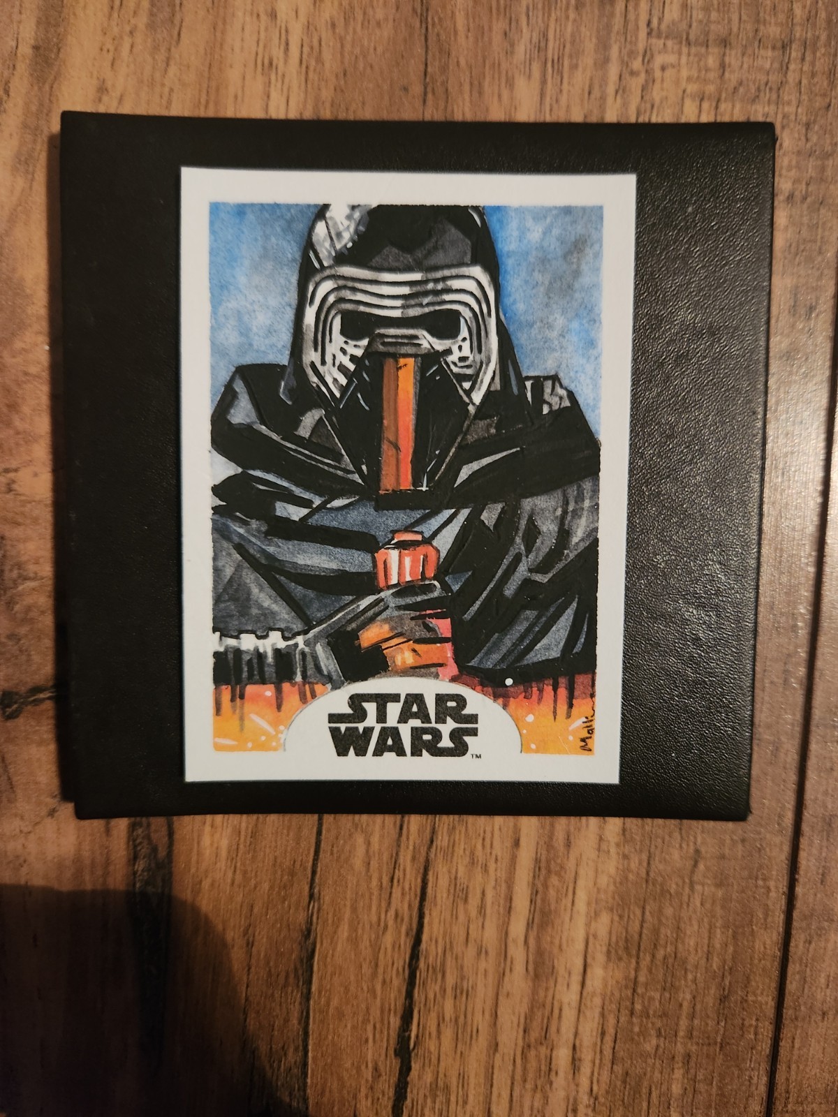 Topps Star Wars Sketch Card of Kylo Ren by Jeff Mallinson 1/1