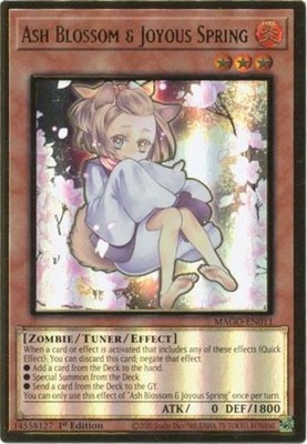 Yugioh! MP Ash Blossom & Joyous Spring (Alternate Art) - MAGO-EN011 - Premium Go