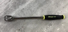 NEW Snap-On HI-VIZ YELOW  1/4" Drive Soft Grip Extra-Long Handle Ratchet THLL72