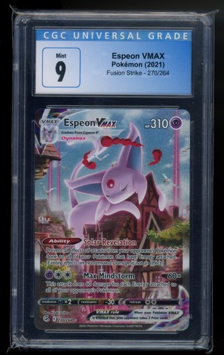 Espeon VMAX graded CGC 9 for sale on eBay