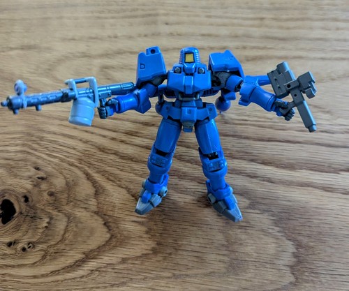 Rare! Bandai Mobile Suit Gundam Wing MS Blue Command Leo Action Figure MSIA - Picture 3 of 3