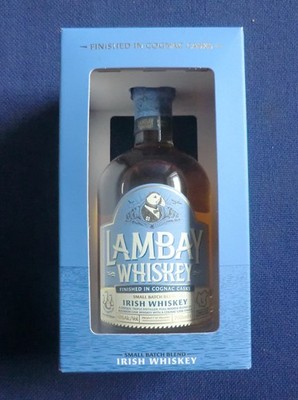 50 /L Lambay Small Batch Blend Irish Whiskey Cognac Caks 40% Vol. Alk. 0,7L