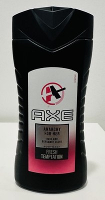 AXE BODY WASH ANARCHY FOR HER ROSE AND BERGAMOT SCENT FRESH TEMPTATION New NOS