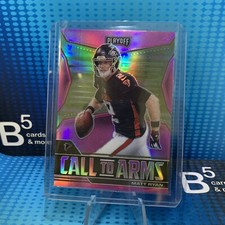 2021 Playoff Football Call to Arms #CA-MRY Matt Ryan Pink Prizm