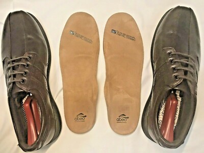 abeo biomechanical footwear - great for medical professionals - Size 10M ABEO Biomechanical 3810 Brown Smart Casual Oxford Comfort  main image 3