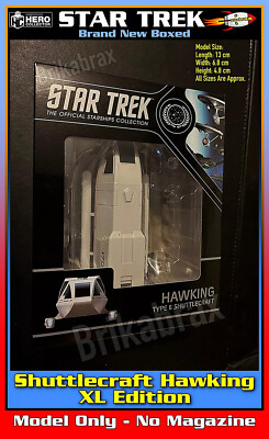 Eaglemoss Star Trek XL Edition Shuttlecraft Shuttlecraft Hawking 13cm Modell NEU