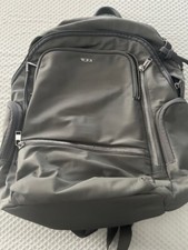 Tumi Celina Backpack Bag Laptop Bag Gray With Silver Accessories