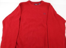 Mens Chaps Kent Chaps Red 100 Cotton Sweater XL New With Tags