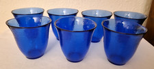 7 schöne dekorative Gläser Wasserbecher Villeroy & Boch blue  H 9 cm Top !!!
