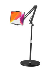 Tablet Floor Stand, Overhead Bed Phone Stand with 11 lb Super Stable Base