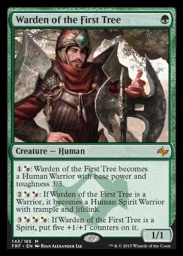 Warden of the First Tree NM, English MTG Fate Reforged - Picture 1 of 1