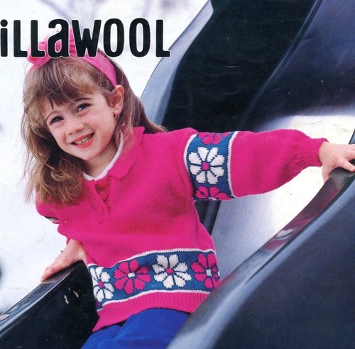 Villawool 5 Ply Knitting Book 1275. Childrens Cardigans Jumpers Size 55-70cm - Picture 3 of 5