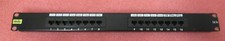 Panel de conexión perforador trasero Mills 16 puertos Cat5e RJ45 Ethernet 19" montaje en rack 1U negro