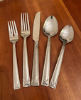 Cambridge Crossroad Sand Glossy and Frosted Stainless Flatware - Choice