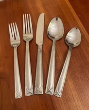 Cambridge CROSSROAD SAND  Glossy and Frosted Stainless Flatware - Choice