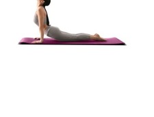 lomi fitness yoga mat with slip free material Ruby 68inx 24in 6MM New