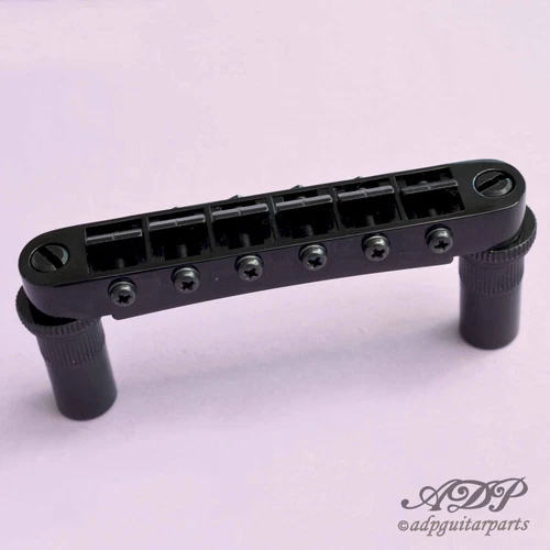 Bridge Gotoh Black GE103B-T Style Nashville Tune-o-Matic Ls, Sg, Es Metric 6,4m