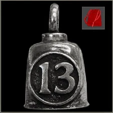 GREMLIN MOTORCYCLE BELL 13 w/ RED BAG FITS HARLEY RIDE BELL GUARDIAN LUCKY GIFT