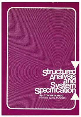 Structured Analysis and System Specifi..., DeMarco, Tom
