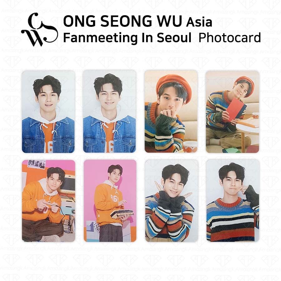 Ong SeongWu Asia Fanmeeting In Seoul Official Goods Photocard