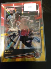 2020-21 Donruss Holo Red and Gold Laser Pascal Siakam 
