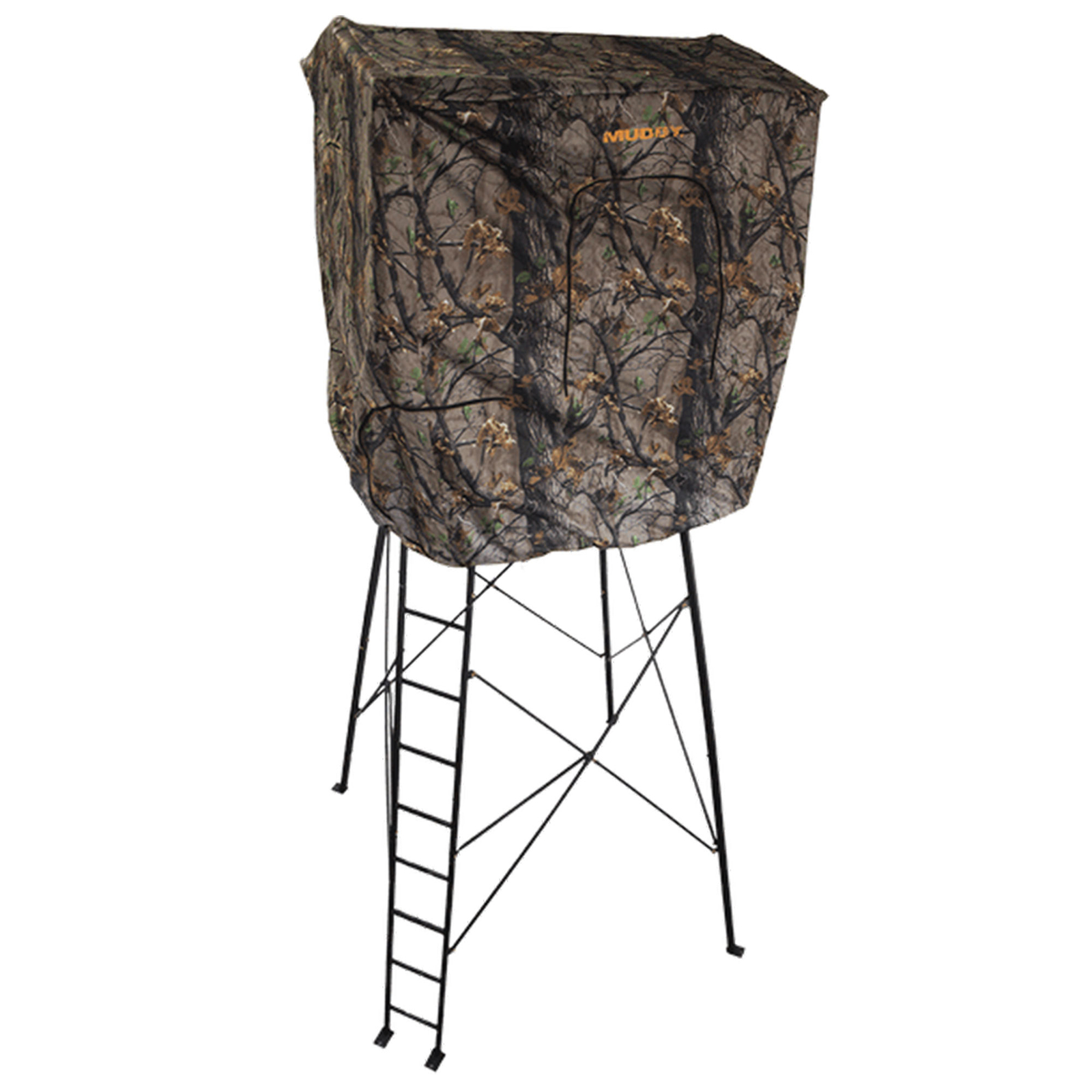 Muddy Steel 7 Foot Tall Quad Pod Hunting Blind w/ 4 Zippered Windows,  Camouflage 813094022656 | eBay