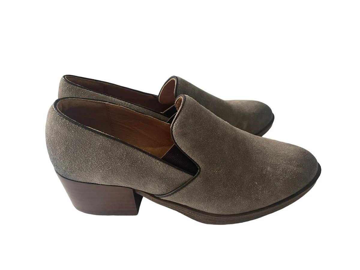 Womens Sofft Velina Slip On Shoes Grey Suede Size 6.5