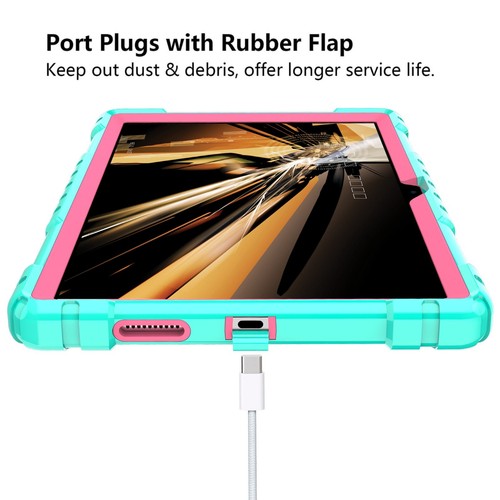 For T-Mobile Revvl Tab 5G Heavy Duty Case Built Strap Kickstand,Screen Protector - Picture 39 of 45