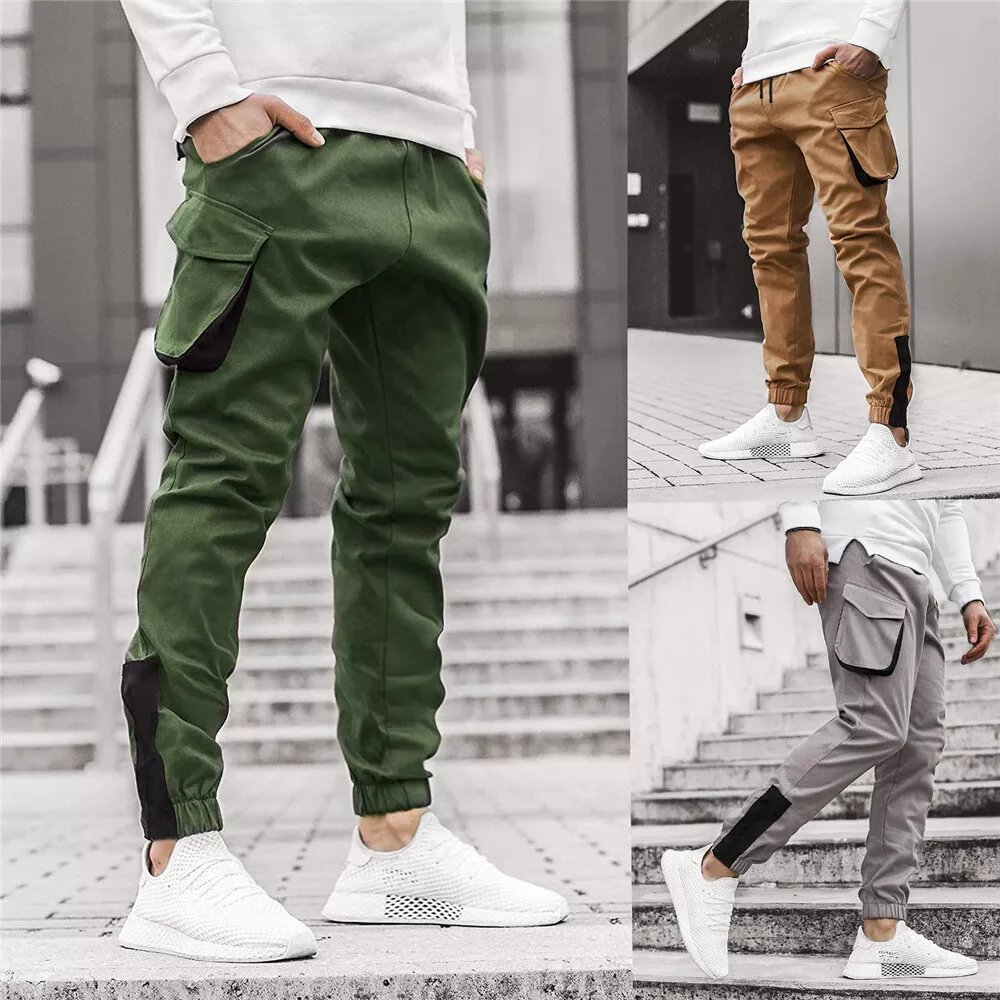 Mens Sweatpants Fitness Pants Workout Joggers Training Sport Casual  Trousers