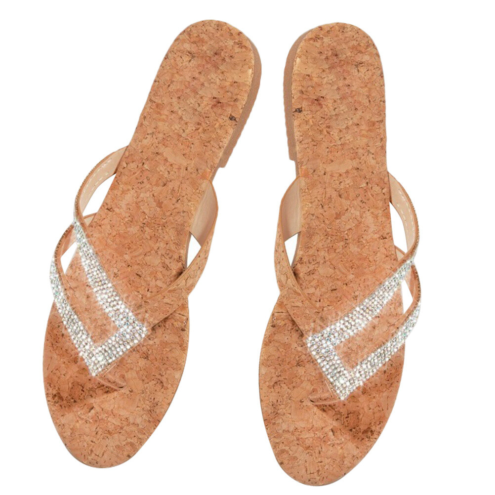 SAOLA Ciabatte donna suola morbida sandali donna strass