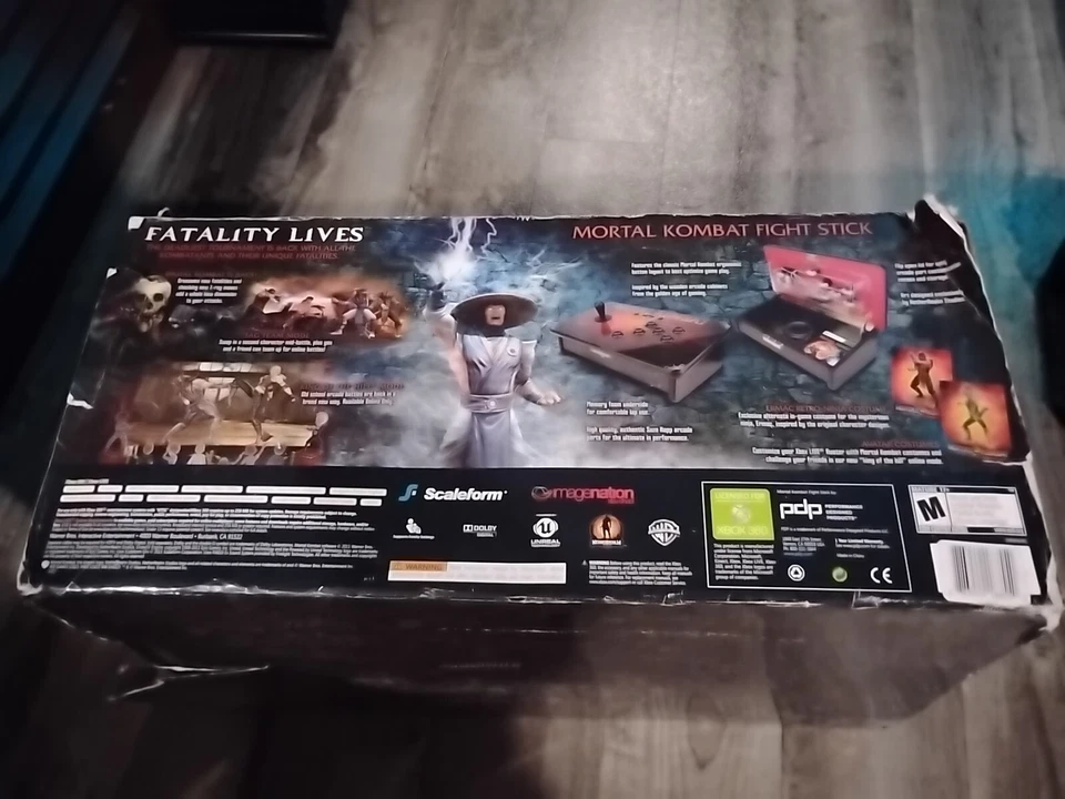 Mortal Kombat Tournament Edition Box Set Xbox 360 Arcade Controller New Open Box - Image 4 of 4