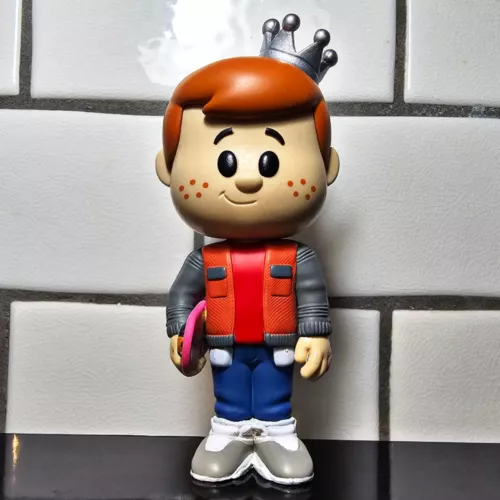 Custom Freddy FUNKO SODA Freddy Funko As Marty Mcfly