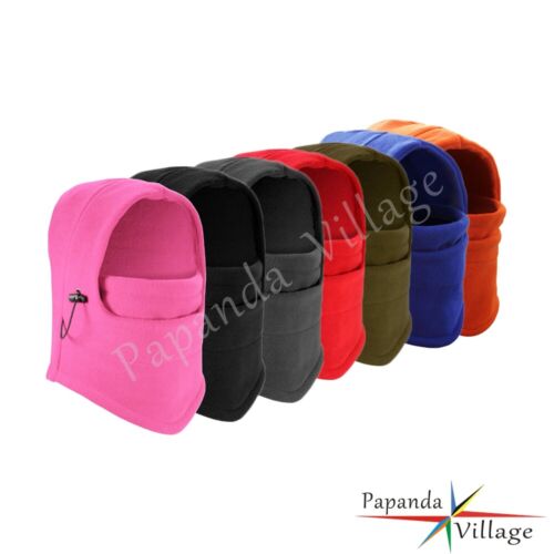 6 in 1 Ski Mask Helmet Cover Winter Warm Neck Scarf Unisex Sport Fleece Hat Cap - Picture 7 of 8